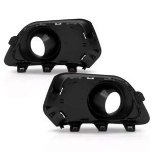 Par Moldura Milha Sandero Logan 2014 A 2019 C/ Furo Preto