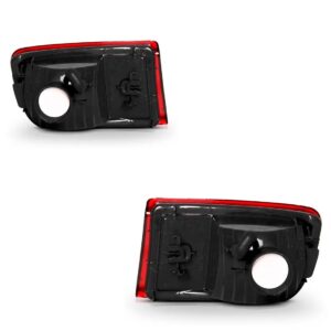 Par Refletor Parachoque Traseiro Prado 2003 A 2009 Vermelho