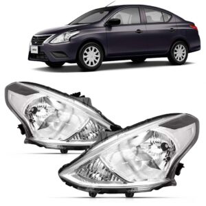 Par Farol Manual Cromado Versa 2016 2017 2018 2019 Direito