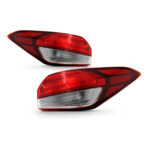 Par Sinaleira Traseira Canto Cerato 2017 2018 2019 Com Led Bicolor