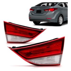 Par Sinaleira Traseira Mala Elantra 2014 2015 2016 Bicolor