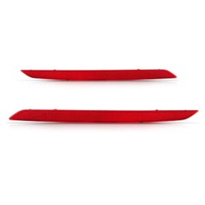 Par Refletor Parachoque Traseiro Elantra 2017 A 2018 Vermelho