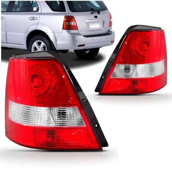Par Sinaleira Traseira Para Kia Sorento 2006 2007 2008 2009 Vermelho