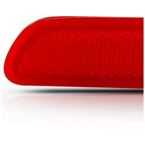 Par Refletor Parachoque Traseiro Cerato 2017 2018 2019 Vermelho