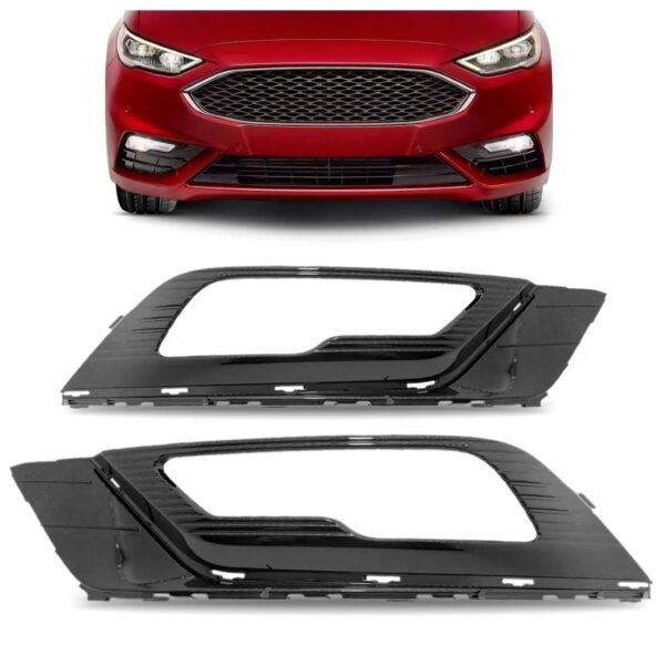 Par Moldura Milha Black Piano Fusion 2017 2018 2019 Preto