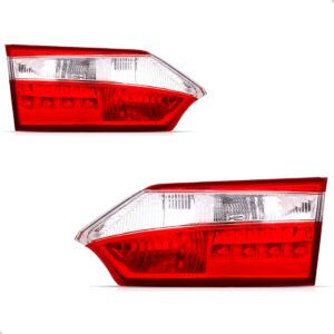 Par Lanterna Traseira Mala Corolla 2014 2015 16 2017 Com Led Vermelho