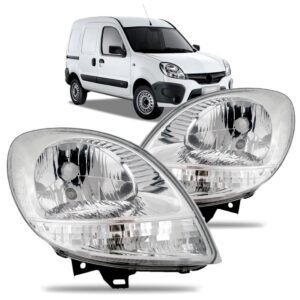 Par Farol Dianteiro Kangoo 2008 2009 2010 11 A 2018 Cristal
