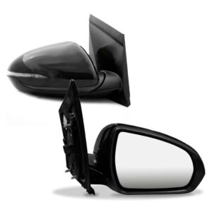 Par Retrovisor Elétrico C/ Pisca Capa Preta Hb20 2020 A 2022