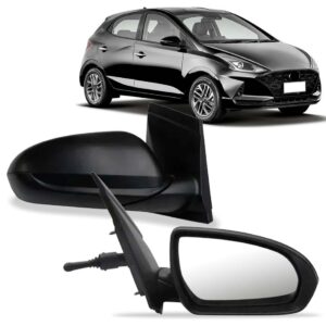 Par Retrovisor C/ Controle Capa Texturizada Hb20 2020 A 2022