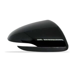 Par Capa Retrovisor Hb20 2020 A 2022 C/ Furo Pisca Preta Preto