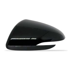 Par Capa Retrovisor Hb20 2020 A 2022 C/ Furo Pisca Preta Preto