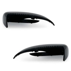 Par Capa Retrovisor Hb20 2020 A 2022 C/ Furo Pisca Preta Preto