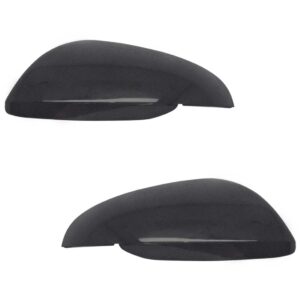 Par Capa Retrovisor Hb20 20 A 2022 S/ Furo Pisca Texturizada Preto