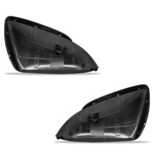 Par Capa Retrovisor Hb20 20 A 2022 S/ Furo Pisca Texturizada Preto