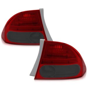 Par Sinaleira Traseira Canto Fume Civic 2007 A 2011