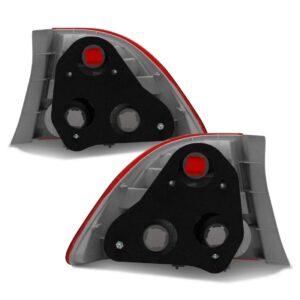 Par Sinaleira Traseira Canto Fume Civic 2007 A 2011