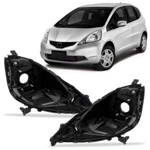 Par Carcaça Farol Honda City 2009 2010 2011 2012