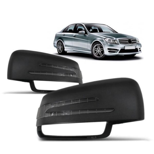 Par De Capa Retrovisor C/furo Pisca C180/c200 2008 A 2014
