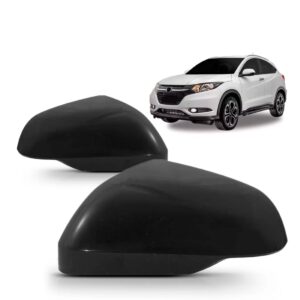 Par De Capa De Retrovisor Hrv 2015 A 2021 Preta Preto