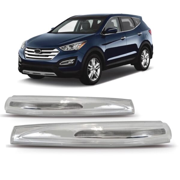 Par Sinaleira Retrovisor Santa Fe 2014 A 2019