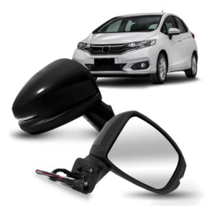 Par Retrovisor Elétrico Retrátil Fit/ Wrv 14/21 C/ Sinaleira