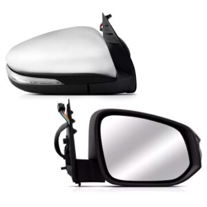Par Retrovisor Elet Sinaleira Capa Crom Hilux 2016 A 2021