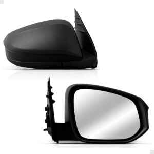 Par Retrovisor Hilux 2016 2017 18 A 2023 Fixo C/ Capa Preta