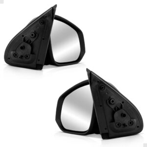 Par Retrovisor Hilux 2016 2017 18 A 2023 Fixo C/ Capa Preta