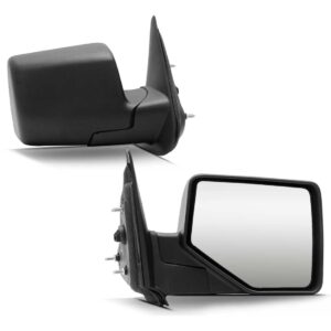 Par Retrovisor Fixo C/ Capa Preta Ranger 2010 A 2012