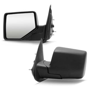 Par Retrovisor Fixo C/ Capa Preta Ranger 2010 A 2012