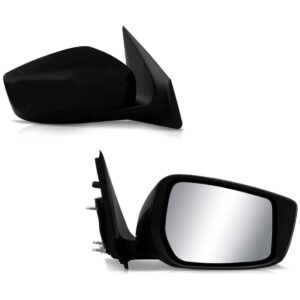 Par Retrovisor Elétrico Versa 2016 A 2019 C/ Capa Preta