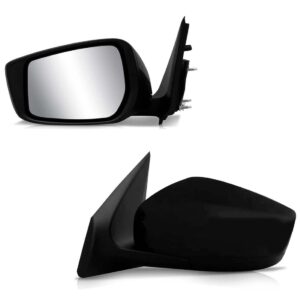 Par Retrovisor Elétrico Versa 2016 A 2019 C/ Capa Preta