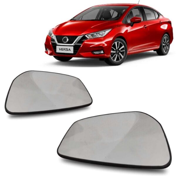 Par Lente Subconjunto Do Retrovisor Versa 2020 A 2022