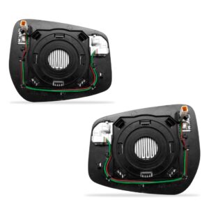 Par Lente Retrovisor Versa 20 A 22 C/ Aquecedor E Ponto Cego