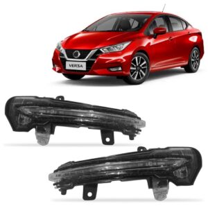 Par Sinaleira Retrovisor Versa 2020 A 2022