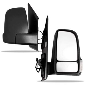 Par Retrovisor C/ Pisca Capa Texturizada Sprinter 20 A 22