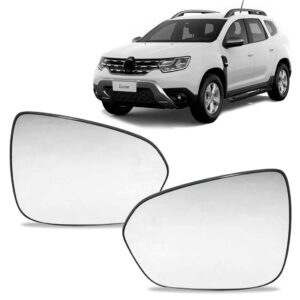 Par Lente Retrovisor C/ Aquecedor Ponto Cego Duster 21 A 22