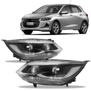 Par Farol  Onix Ltz 2020 A 2024 Com Projetor Sem Led