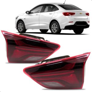 Par Sinaleira Traseira Onix 2020 A 2023 Sedan Mala Sem Led