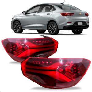 Par Lanterna Traseira Onix 2020 A 2023 Sedan Canto Com Led Direito