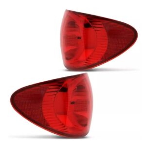 Par Sinaleira Traseira Canto Corolla 2003 A 2007 Ruby/ Âmbar Ambos Lados Ruby/âmbar