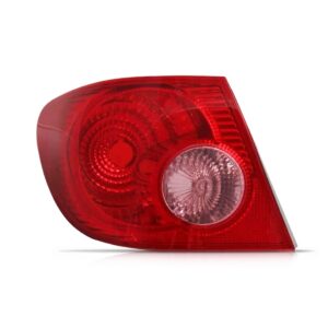 Par Sinaleira Traseira Canto Corolla 2003 A 2007 Ré Rosa