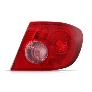 Par Sinaleira Traseira Canto Corolla 2003 A 2007 Ré Rosa