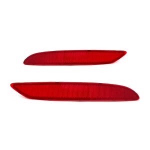 Par Refletor Parachoque Traseiro Onix Sedan 2020 2021 2022 Vermelho