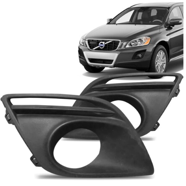 Par Moldura De Milha Para Volvo Xc60 2008 09 10 2014 Preto