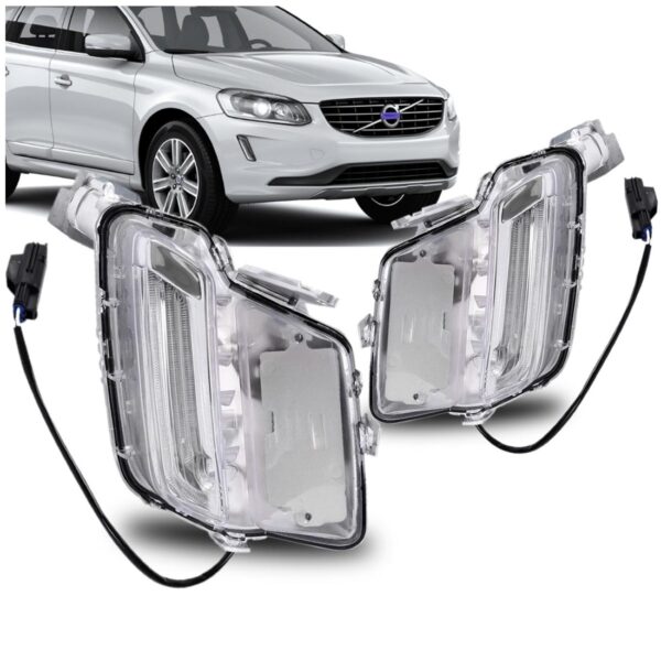Par Farol Milha Para Volvo Xc60 2015 2016 2017 2018 Com Led