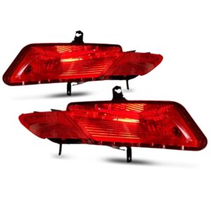 Par Sinaleira Refletor Parachoque Para Volvo Xc60 15/18 Vermelho