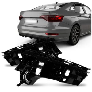 Par Suporte Guia Parachoque Traseiro Jetta 2019 2020 21 2022
