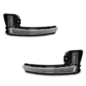 Par Sinaleira Retrovisor Compass Toro Commander 2017 A 2021 Preto