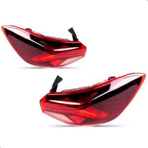 Par Sinaleira Traseira Onix 2020 Até 2024 Canto Com Led Vermelho